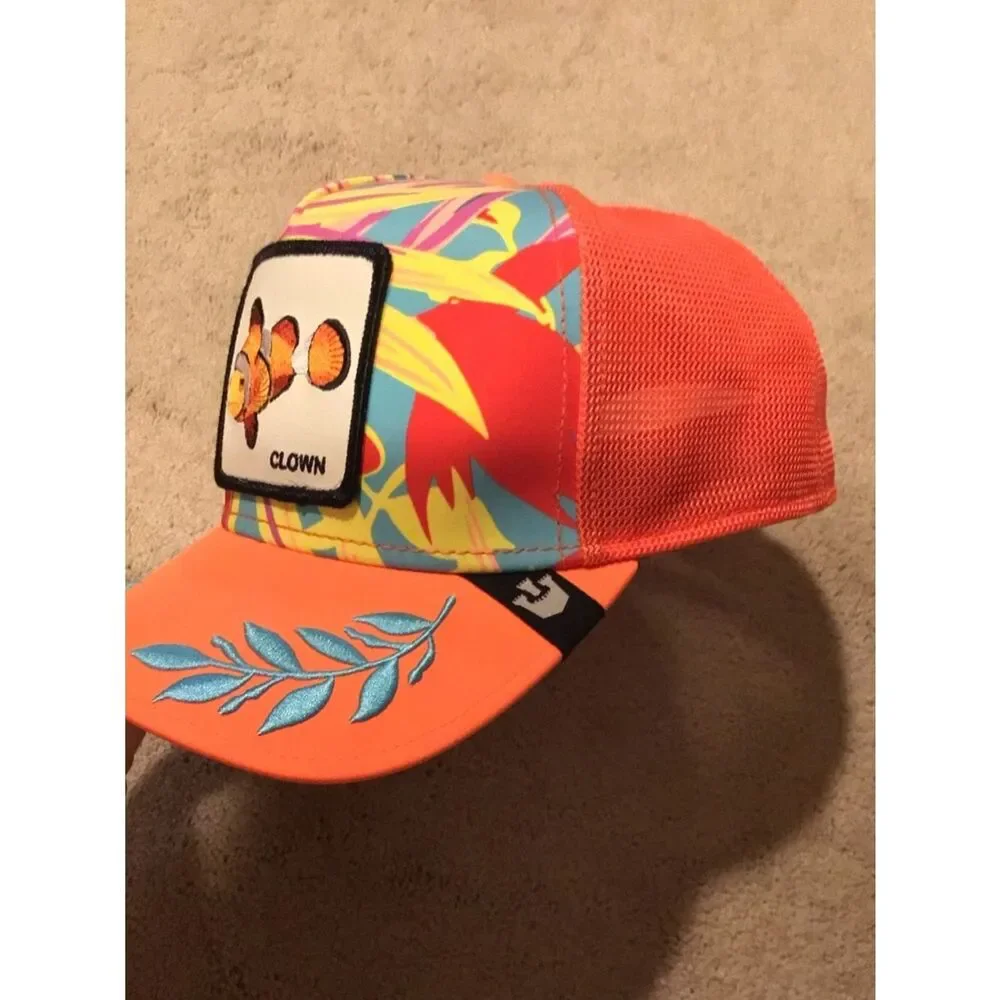 New Goorin Bros Unisex Animal Farm Trucker Snapback Public Anemone Clown Fish - Picture 5 of 8
